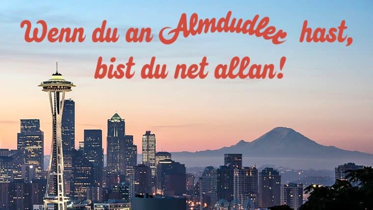 Wenn du an Almdudler hast, bist du net allan!