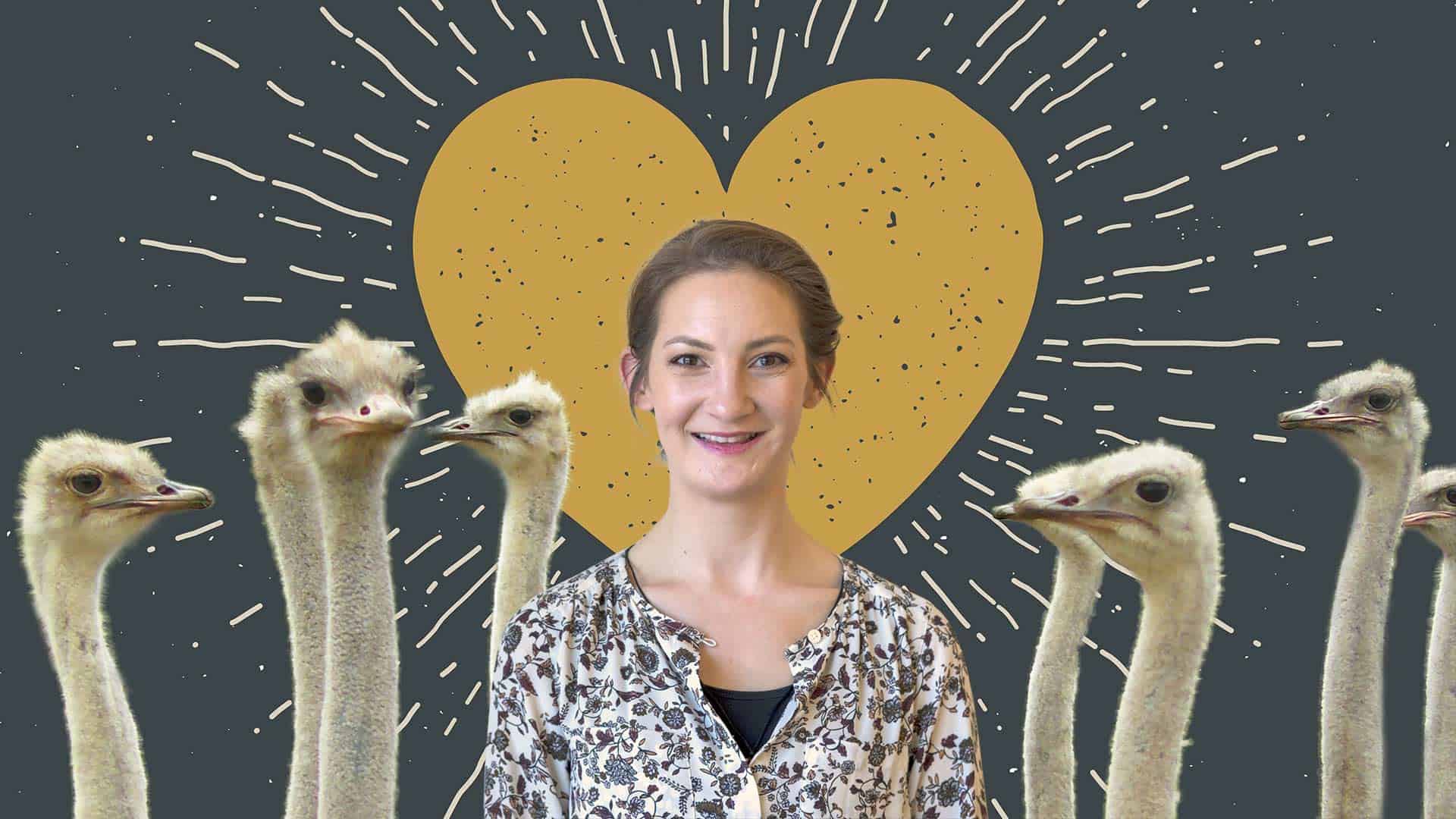 Partners, ostriches, and everything in between, Jesi will be there for you