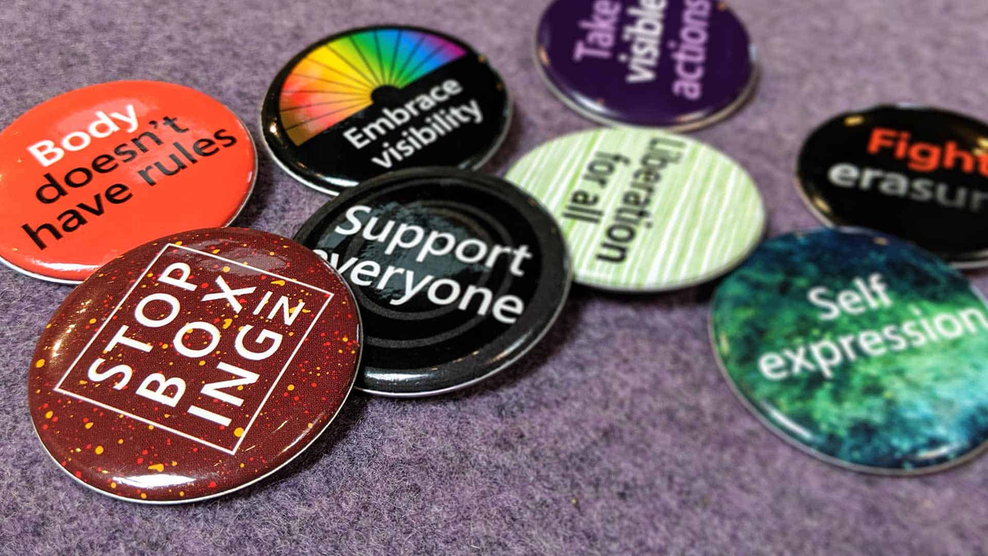 Pride buttons by Microsoft