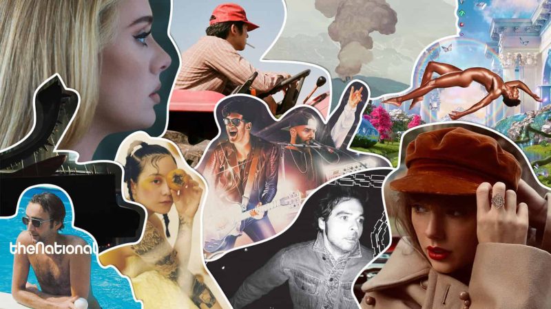 collage of album covers
