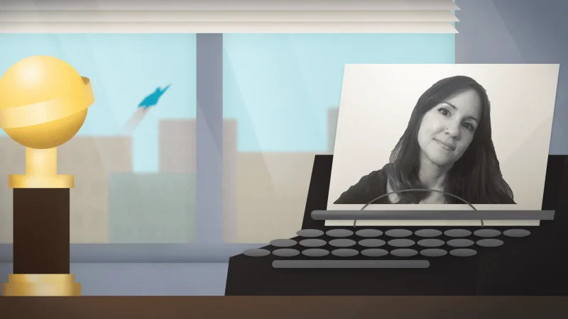 decorative image of Jane and a newsroom