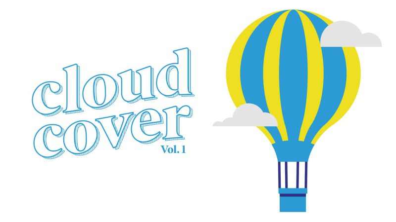 image of a hot air balloon with the words cloud cover vol. 1