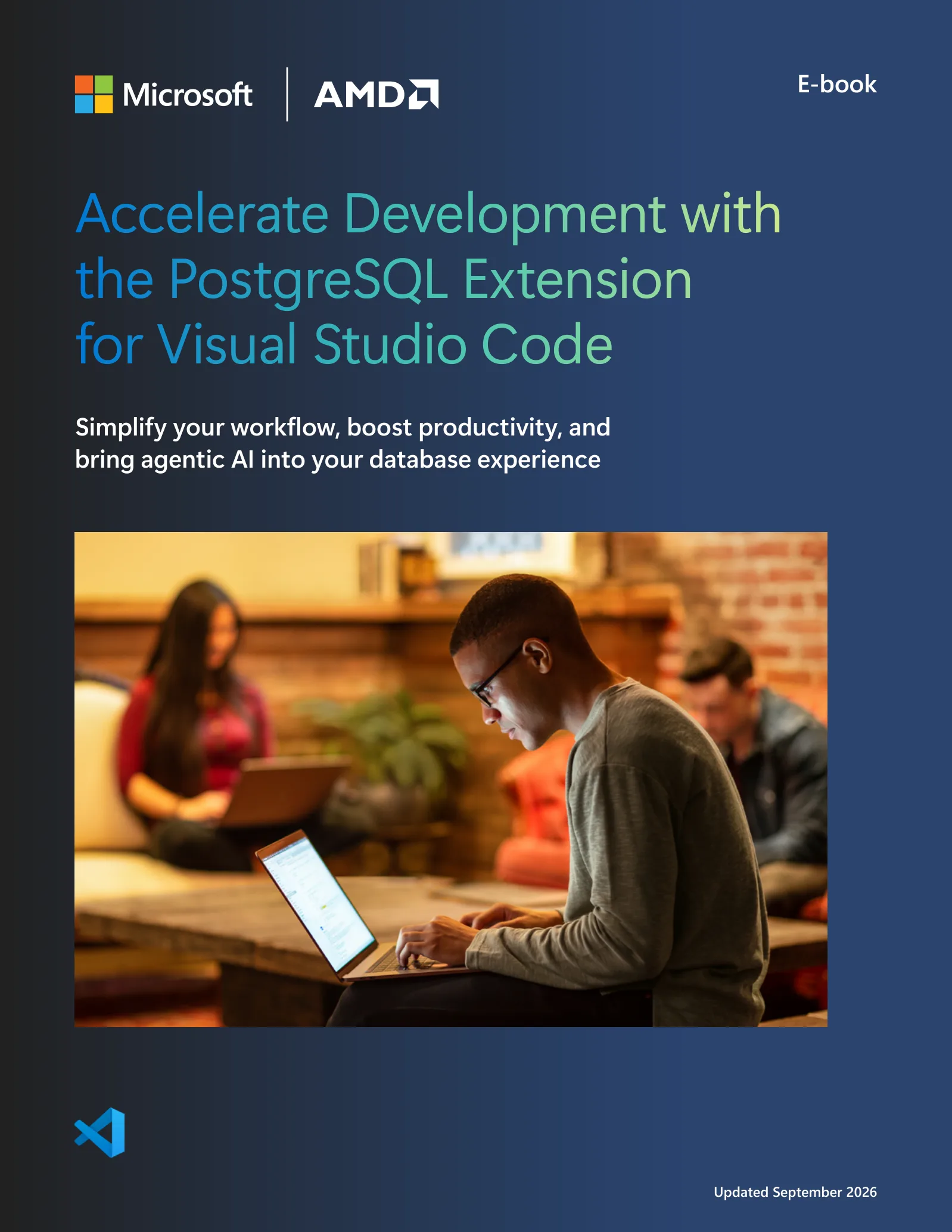 Azure Database for PostgreSQL VS Code ebook, cover