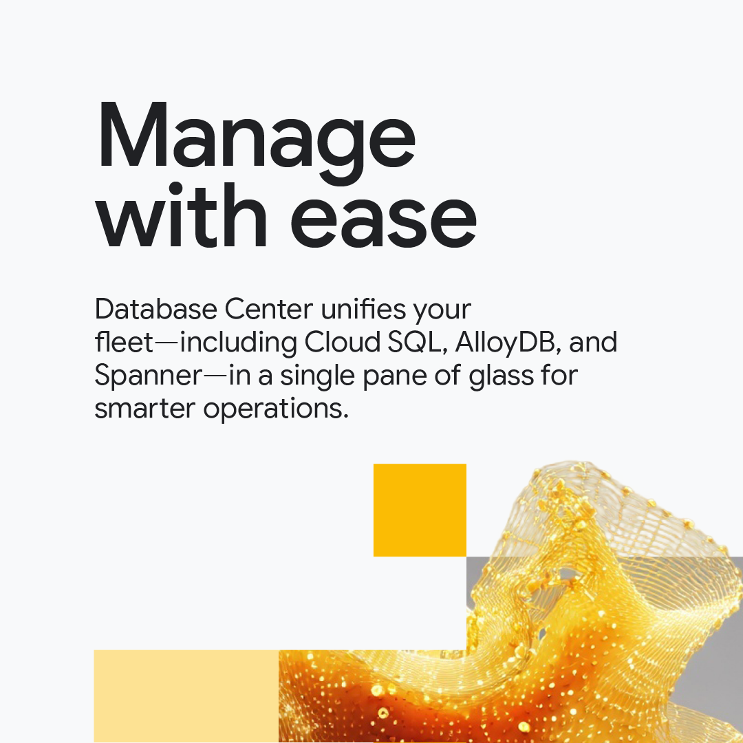 Google AI-powered database management social kit, carousel card 3
