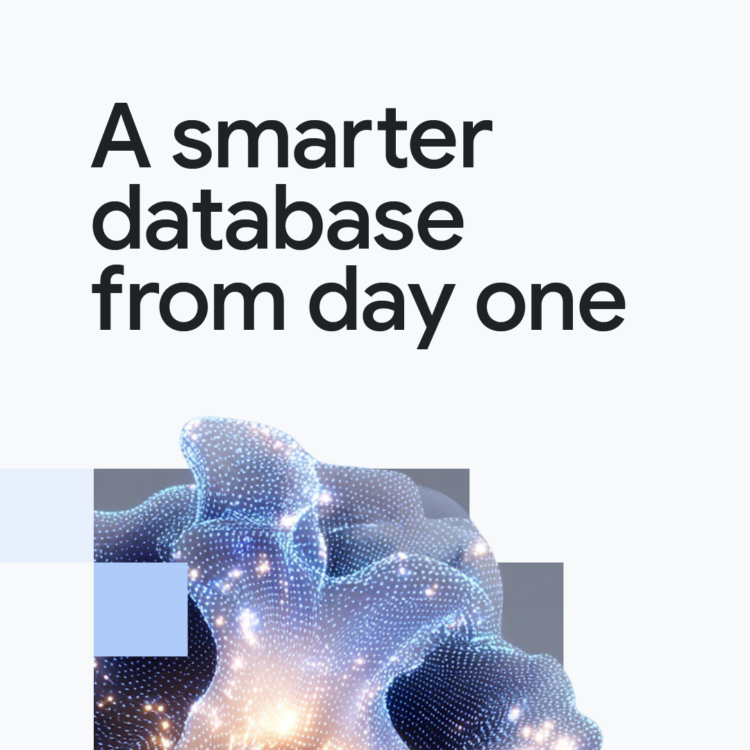 Google AI-powered database management social kit, carousel card 5
