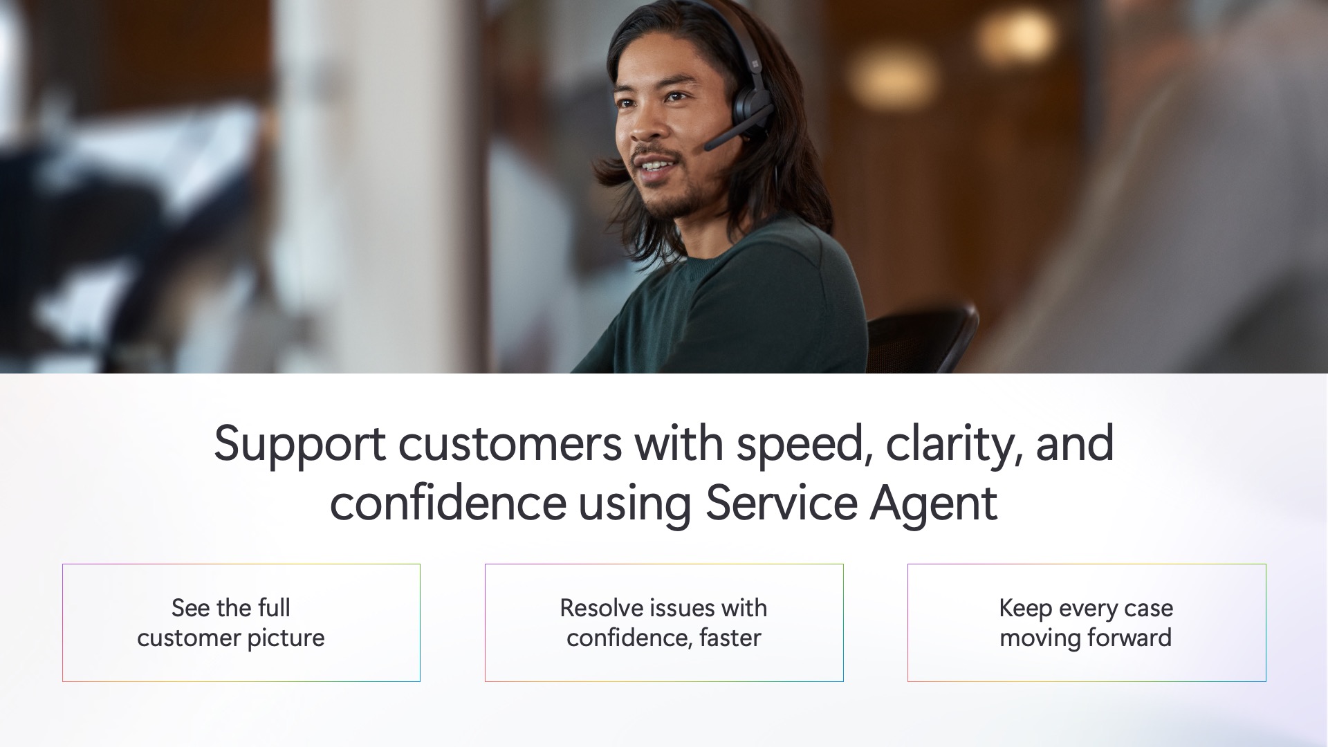 Service agent customer pitch deck, slide 7